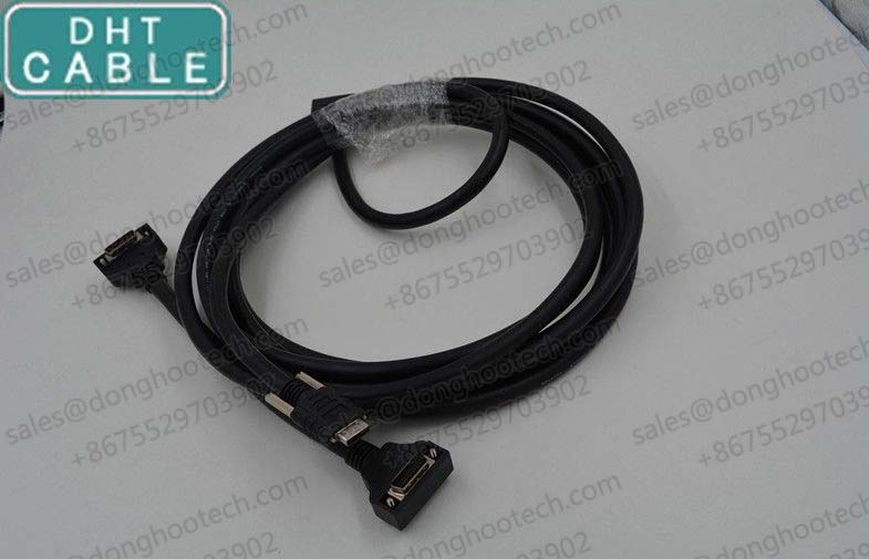 Right Angle Camera Link Cable MDR 26Pin Angled UP Connector to MDR 26Pin Angled Down Connector